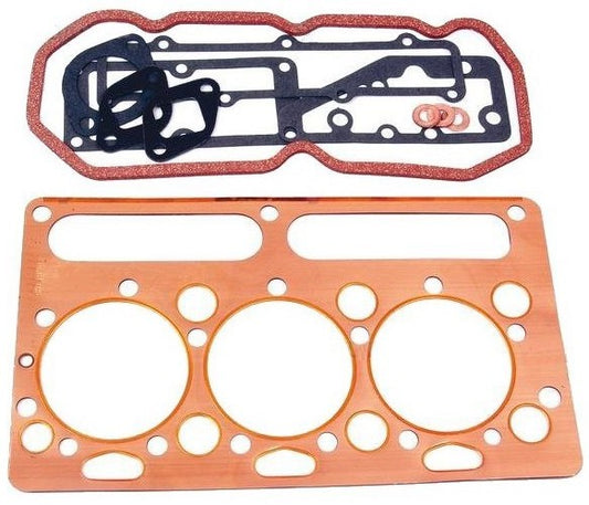 CYLINDER HEAD HEAD
GASKET SET Bore Ø (mm)        91.48
ASBESTOS FREE 3 Cyl. (AD3.152, AT3.152.4, AT3.152, A3.144)  Contains	Head Gasket, Valve Cover, Intake Manifold, Exhaust Manifold, Exhaust Pipe, Thermostat, Cupper Stamp, Injector Seal