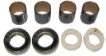 FRONT SPINDLE BUSH BEARING T-126 REPAIR KIT (SET OF 8 PC )