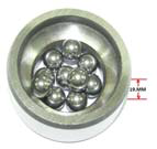 BEARING BALL RACE WITH BALL 10 BALL. OD 52.50MM, THIKNESS 19MM